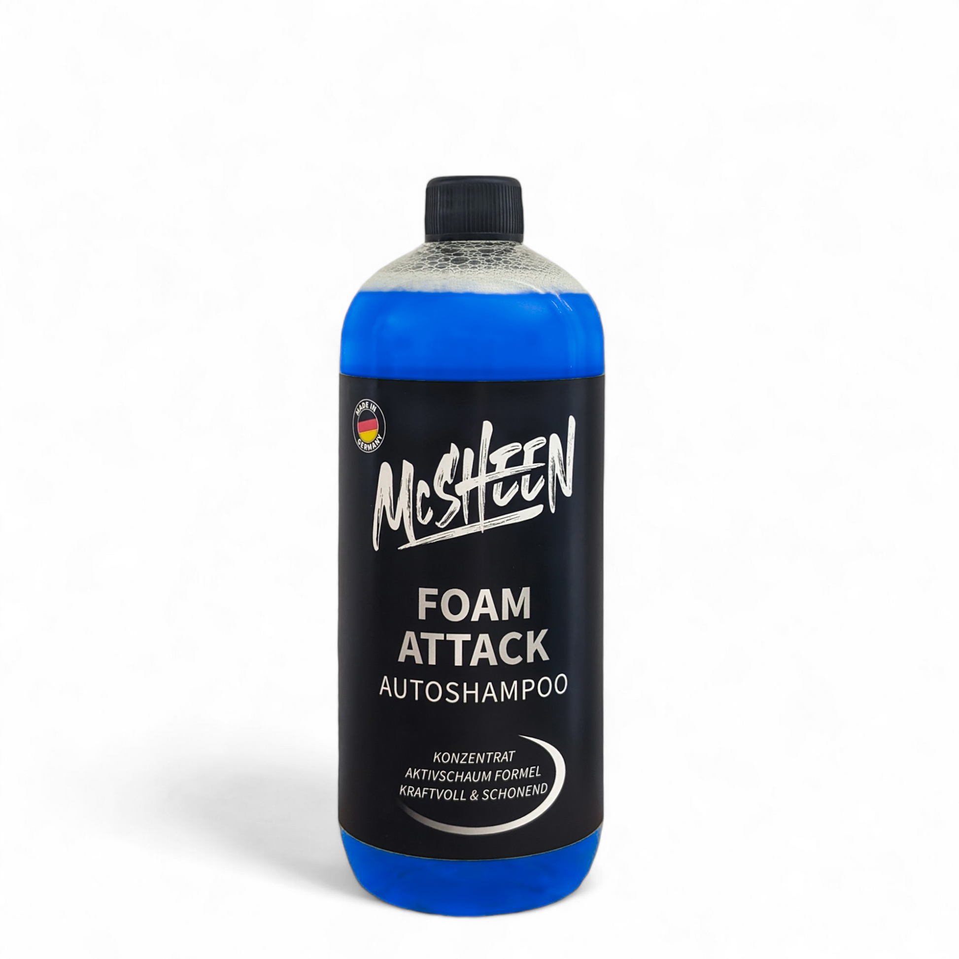 Foam Attack Autoshampoo für gründliche und schonende Fahrzeugwäsche mit starkem Schaumbild